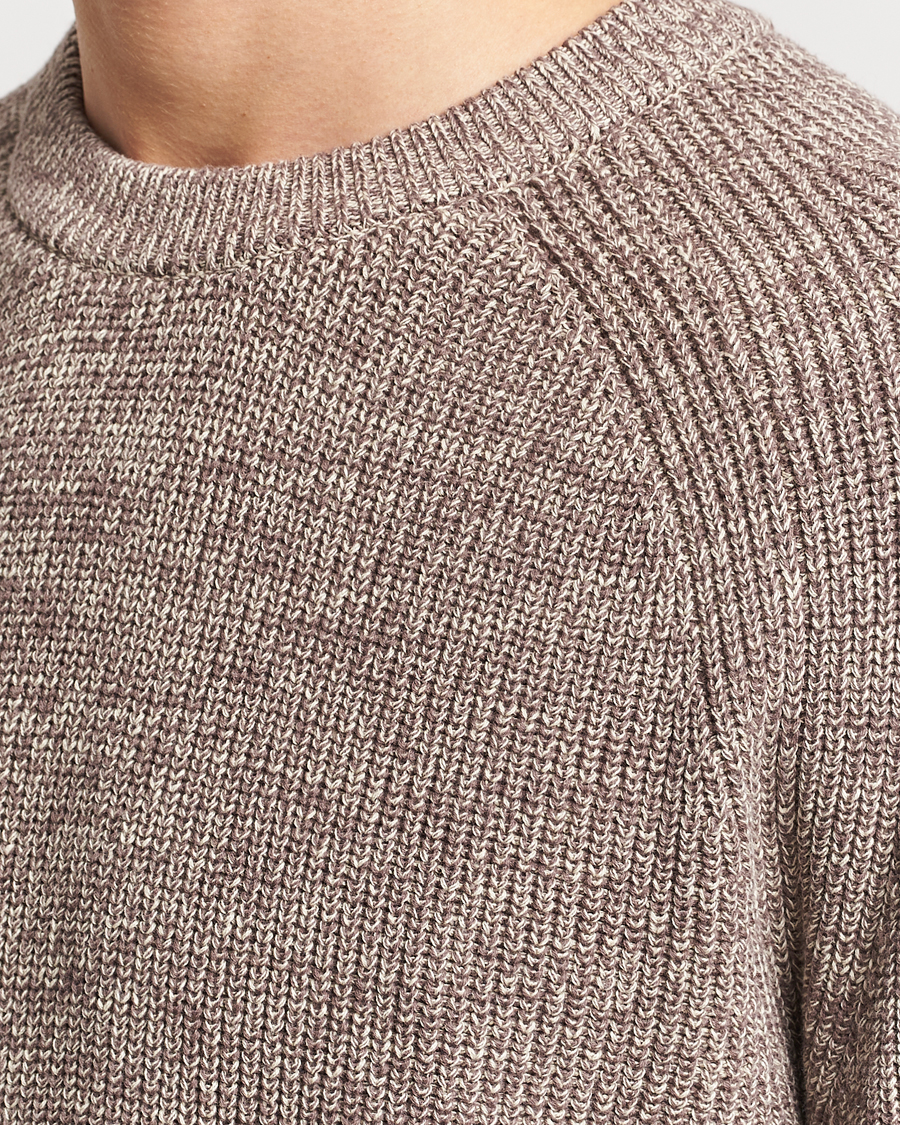 Herr | Tröjor | NN07 | Jacobo Cotton Crewneck Sweater Iron Melange