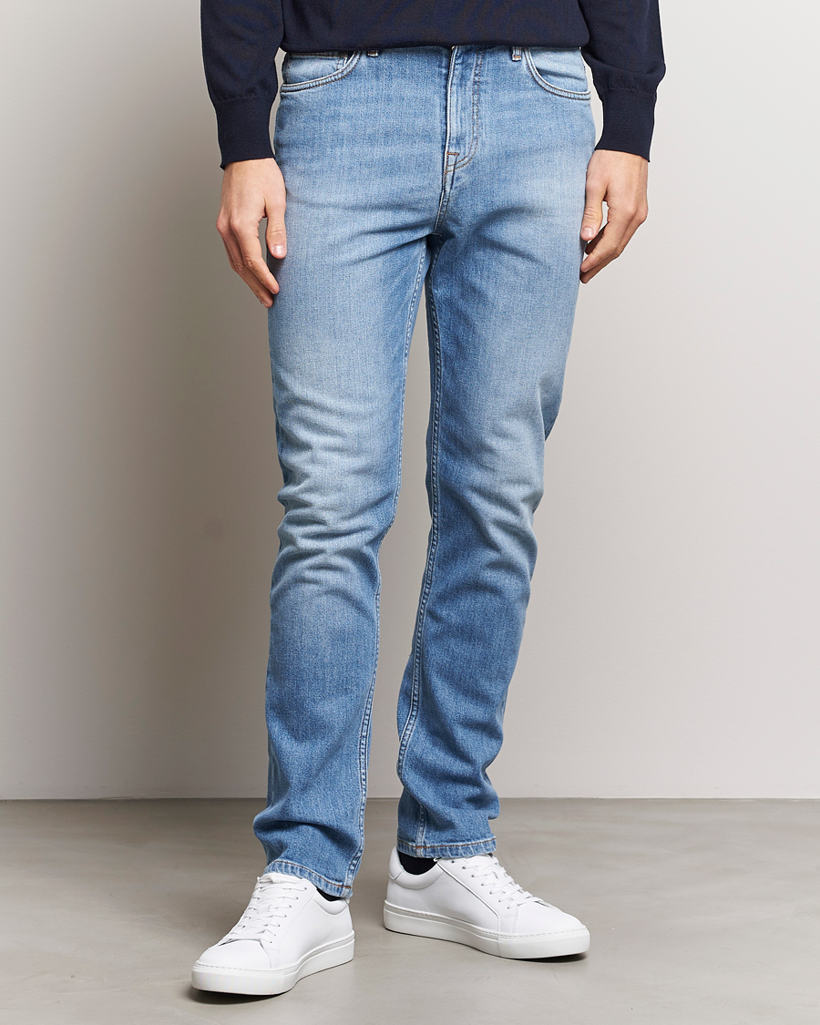Herr | Blå jeans | NN07 | Johnny Straight Fit Jeans Light Blue