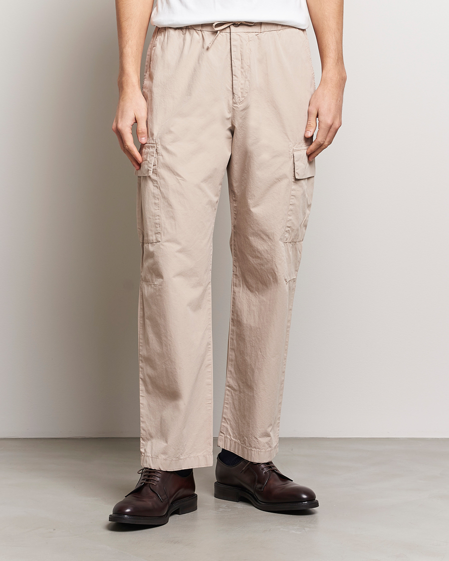 Herr | Byxor | NN07 | Carson Cargo Pants Khaki Sand