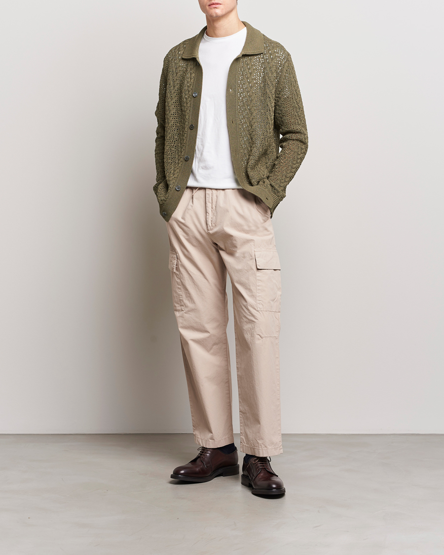 Herr | Tröjor | NN07 | Vito Lace Cardigan Dark Green