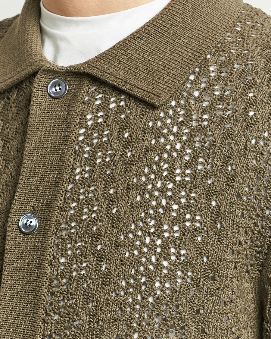 Herr | Tröjor | NN07 | Vito Lace Cardigan Dark Green