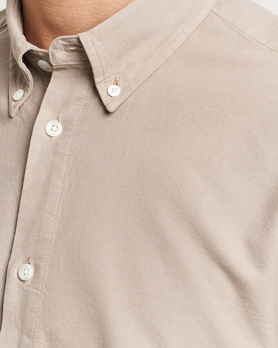 Herr | Skjortor | NN07 | Arne Button Down Oxford Shirt Khaki Sand