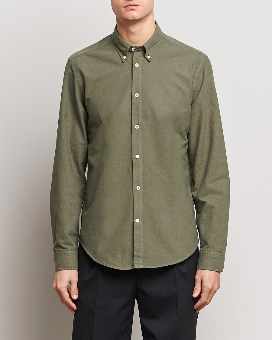 Herr |  | NN07 | Arne Button Down Oxford Shirt Dark Green