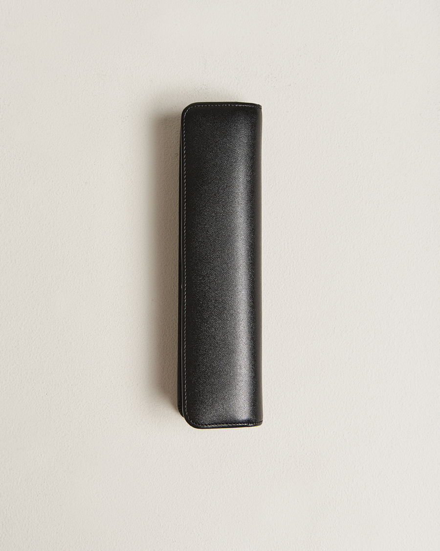 Herr | Montblanc Leather Pen Pouch w Zip Black | Montblanc | Leather Pen Pouch w Zip Black