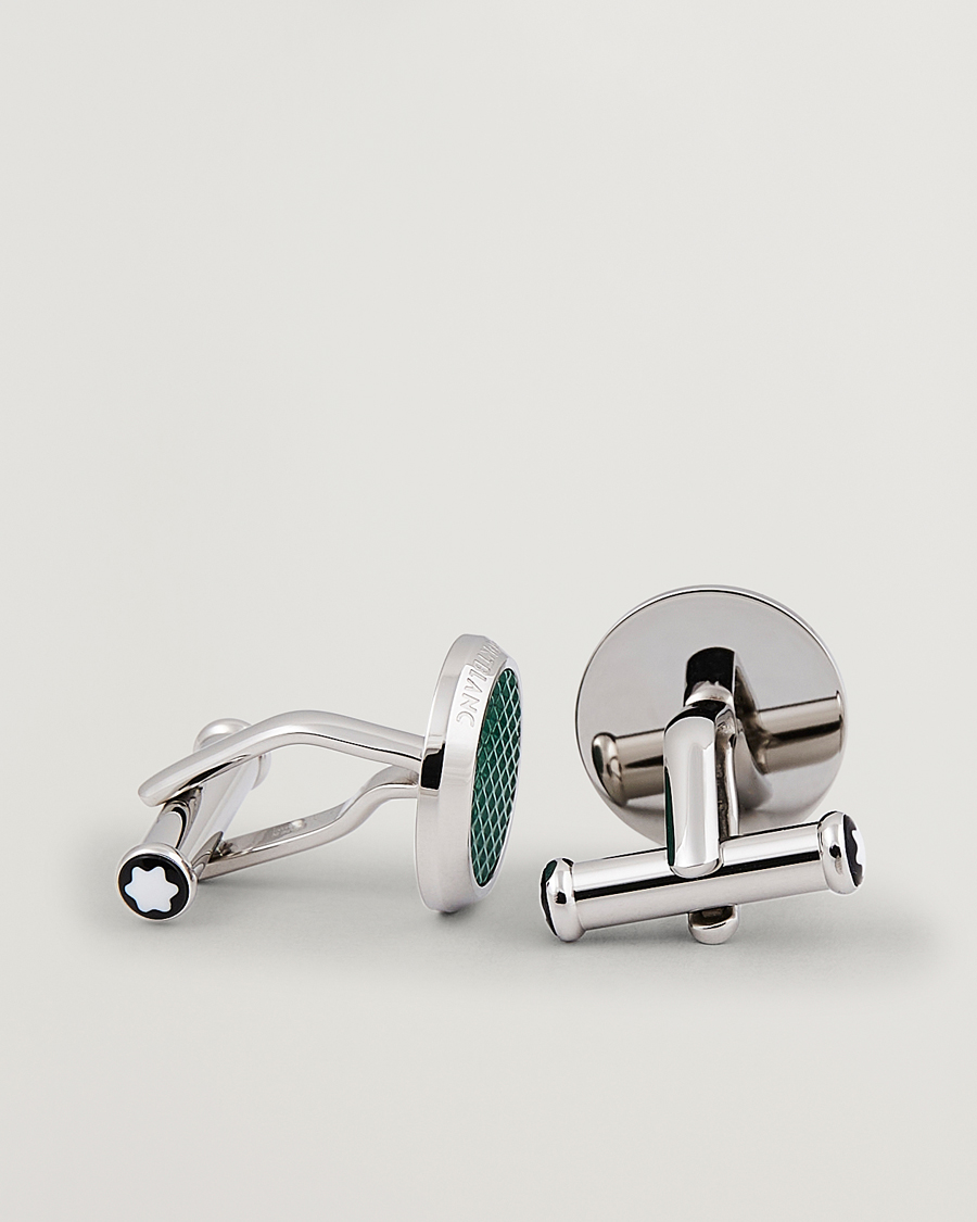 Herre |  | Montblanc | Cufflinks Meisterstück Green Steel