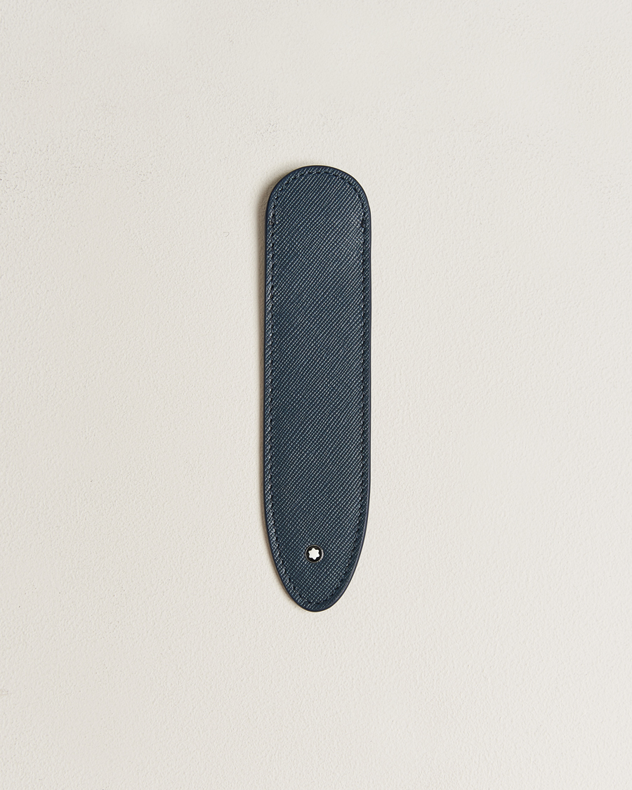 Herr | Montblanc Sartorial 1 Pen Sleeve Blue | Montblanc | Sartorial 1 Pen Sleeve Blue