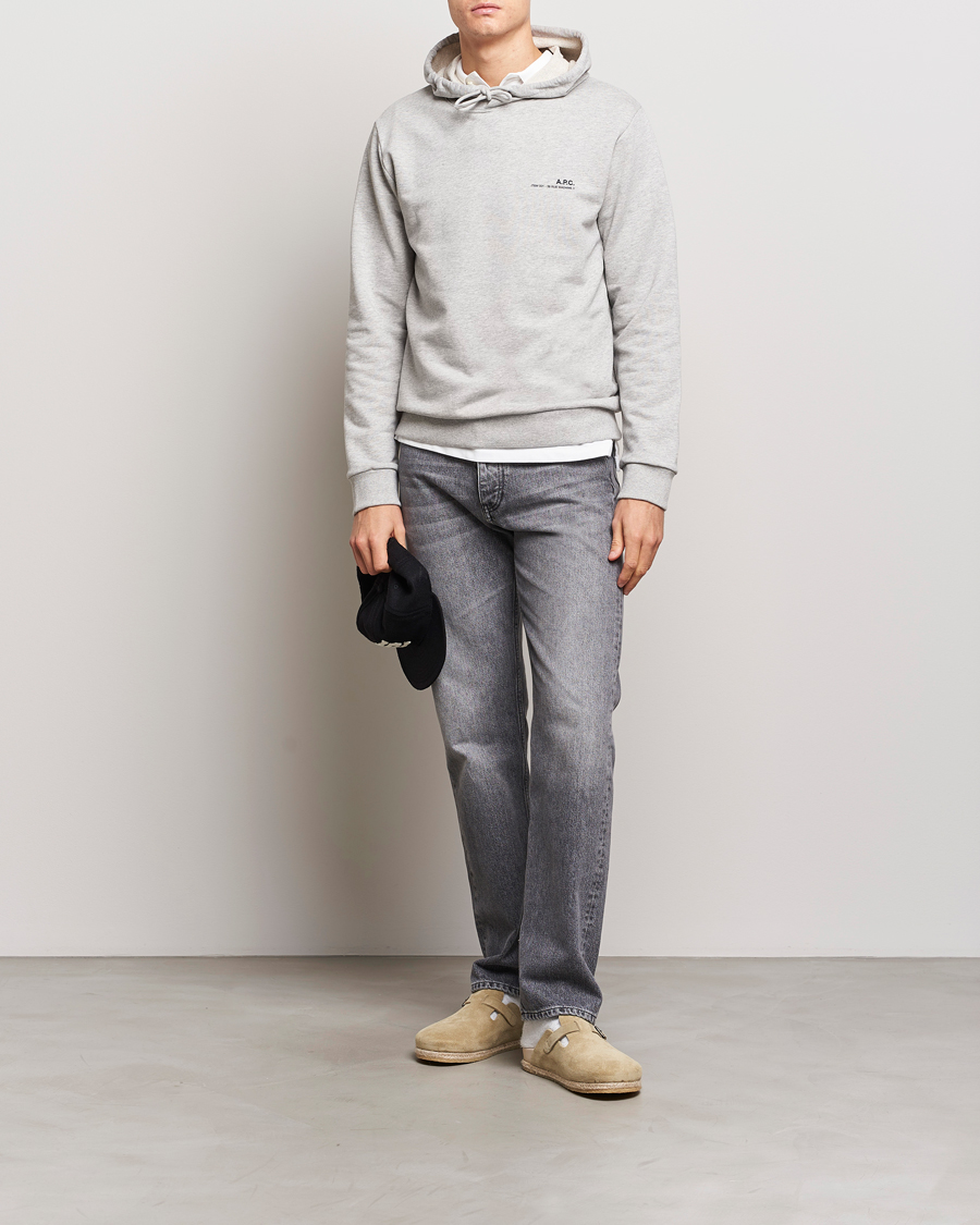 Herr | Tröjor | A.P.C. | Item Hoodie Heather Grey