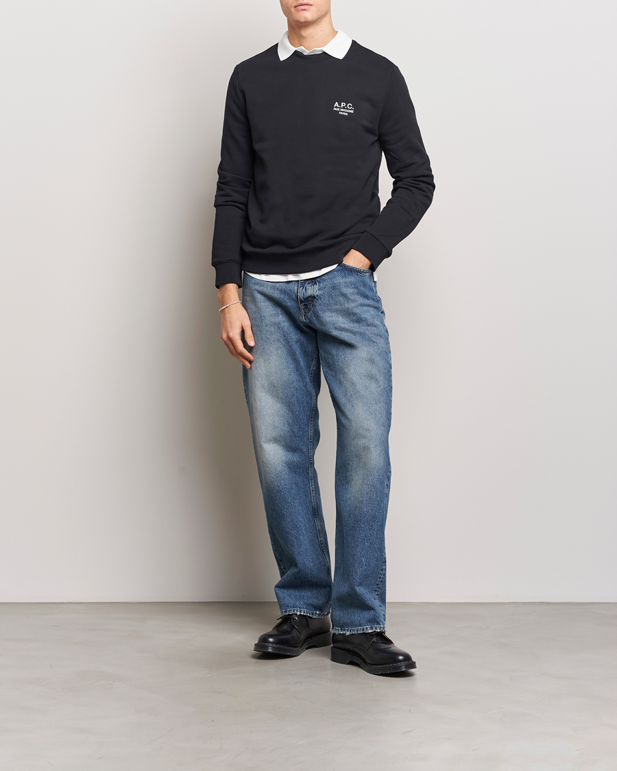 Herr | Tröjor | A.P.C. | Rider Sweatshirt Black