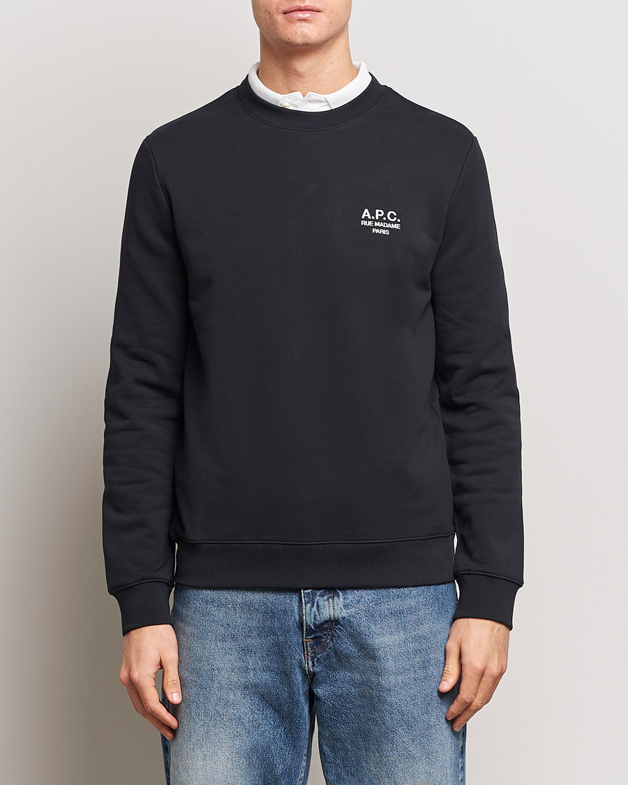 Herr | Tröjor | A.P.C. | Rider Sweatshirt Black