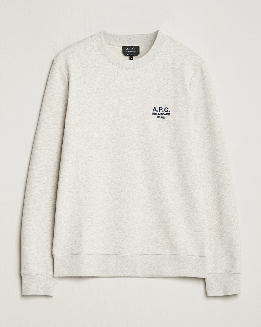 Herr | Tröjor | A.P.C. | Rider Sweatshirt Heather Grey