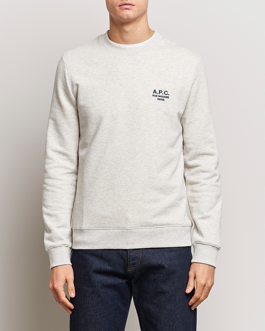 Herr | Kläder | A.P.C. | Rider Sweatshirt Heather Grey