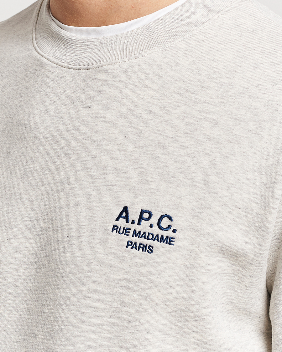 Herr | Tröjor | A.P.C. | Rider Sweatshirt Heather Grey