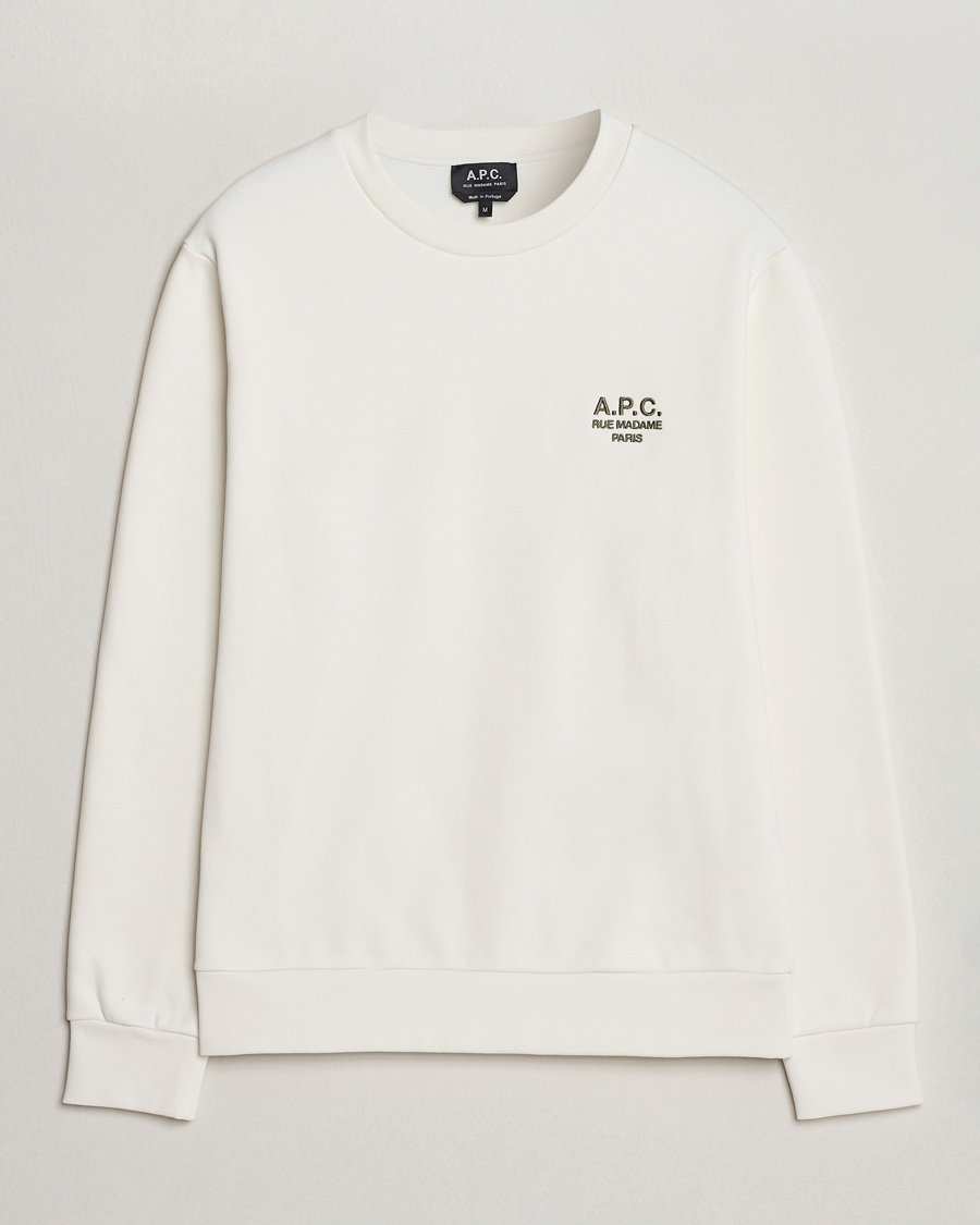 Herr | Tröjor | A.P.C. | Rider Sweatshirt Chalk