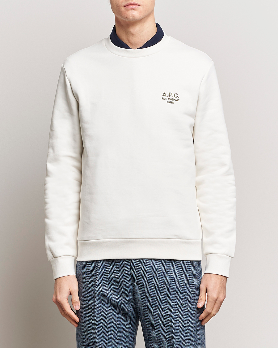 Herr | Sweatshirts | A.P.C. | Rider Sweatshirt Chalk