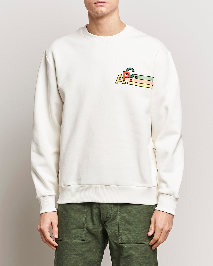 Herr | A.P.C. | A.P.C. | Spring Sweatshirt Chalk