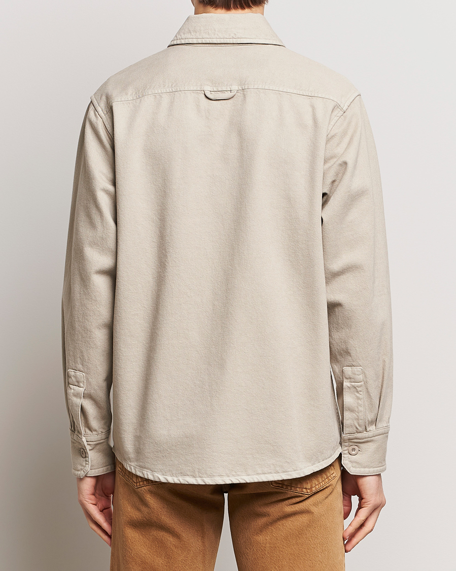 Herr | Skjortor | A.P.C. | Basile Denim Overshirt Taupe