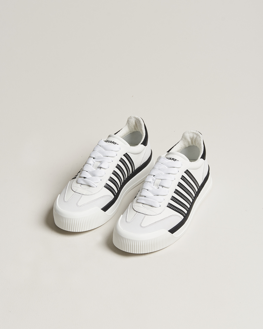 Herr | Dsquared2 | Dsquared2 | New Jersey Leather Sneaker White