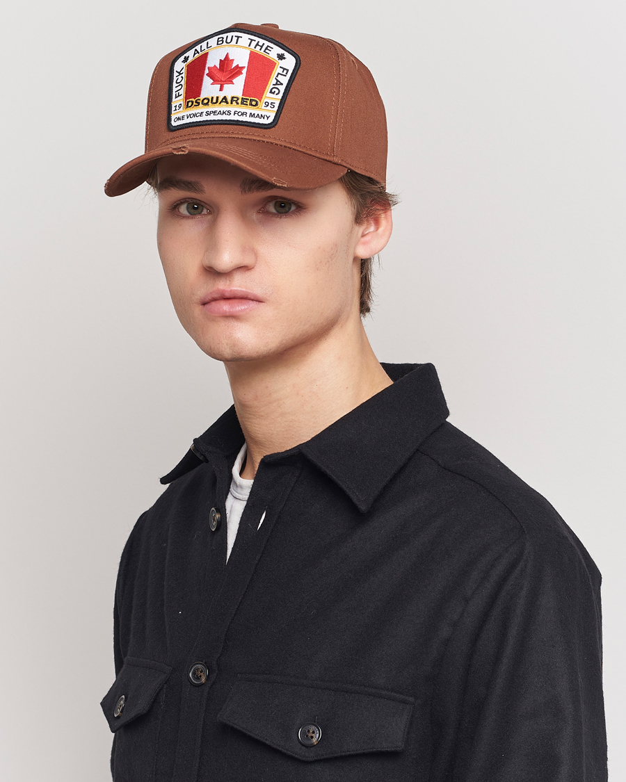 Herr | Dsquared2 Big Leaf Baseball Cap Hazel | Dsquared2 | Big Leaf Baseball Cap Hazel