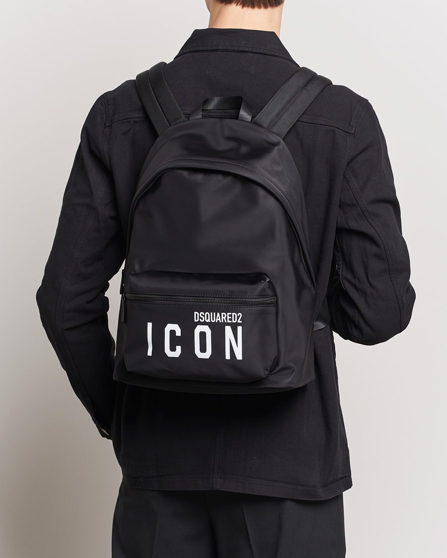 Herr | Dsquared2 | Dsquared2 | Be Icon Backpack Black