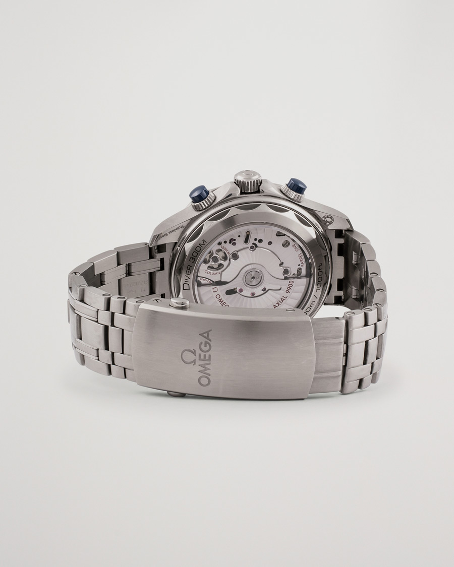 Begagnad | Begagnade Omegaklockor | Omega Pre-Owned | DIVER 300M CO‑AXIAL CHRONOGRAPH 44 MM Steel Blue