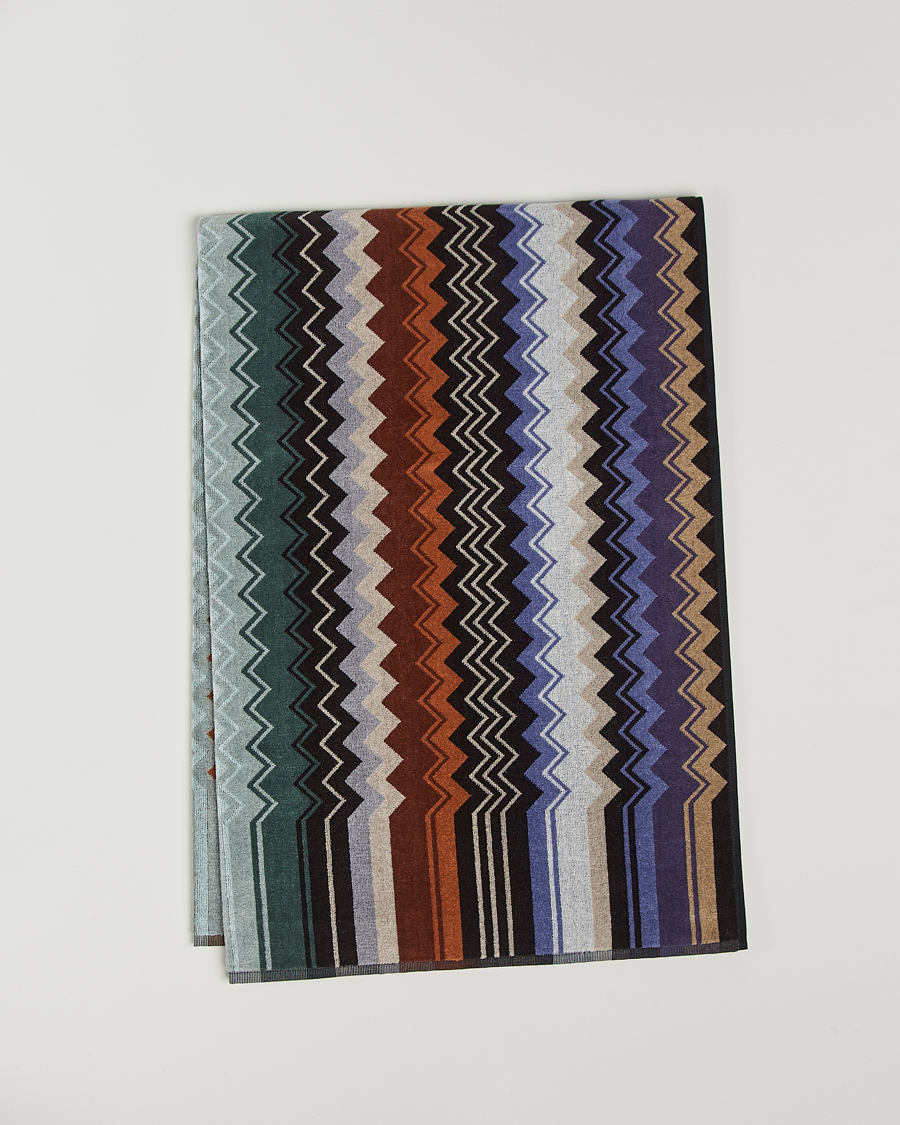 Herr | Missoni Home Giacomo Bath Sheet 100x150 cm Verde Multi | Missoni Home | Giacomo Bath Sheet 100x150 cm Verde Multi