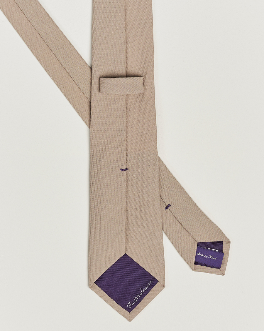 Herr |  | Ralph Lauren Purple Label | Wool Tie Beige