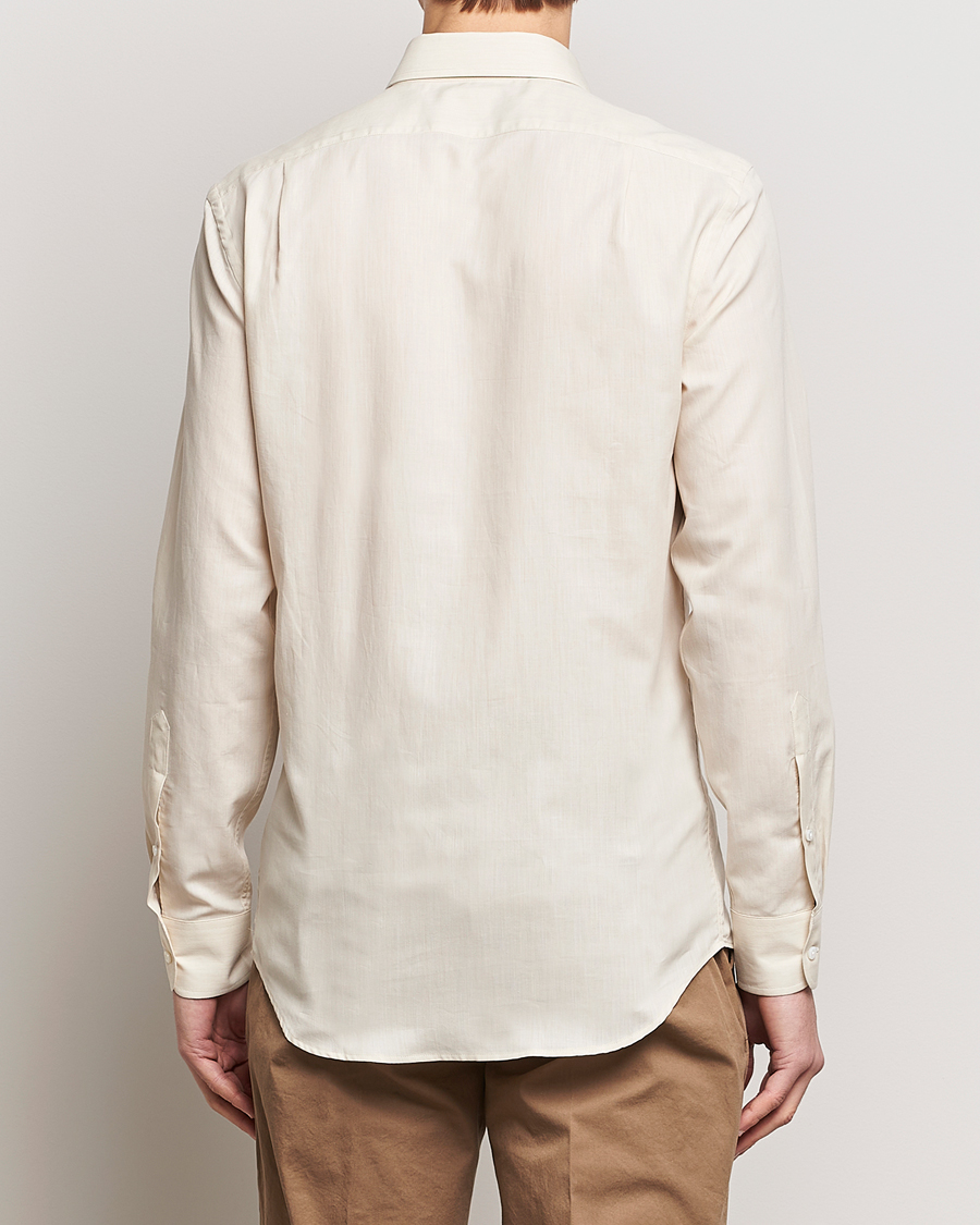 Herr | Skjortor | Ralph Lauren Purple Label | Soft Cotton Shirt Cream
