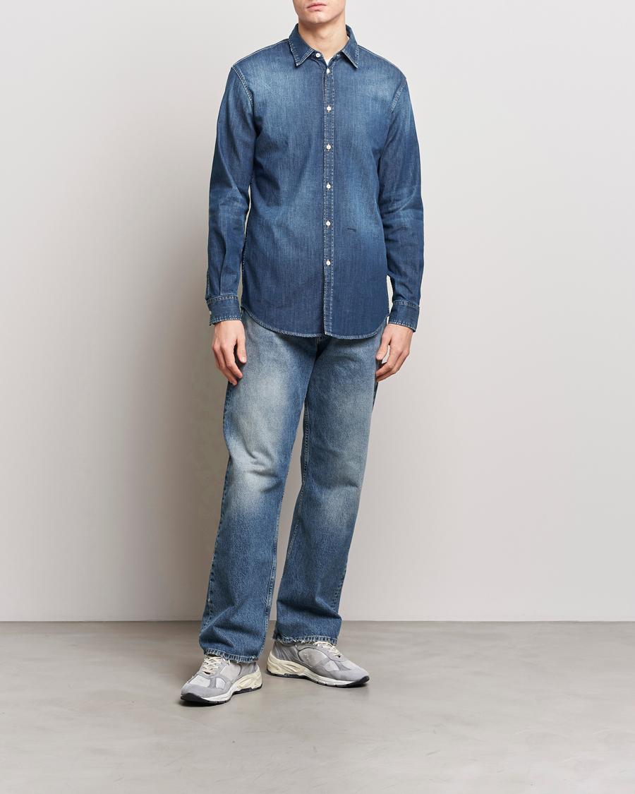 Herr | Skjortor | Dsquared2 | Relax Dan Denim Shirt Blue