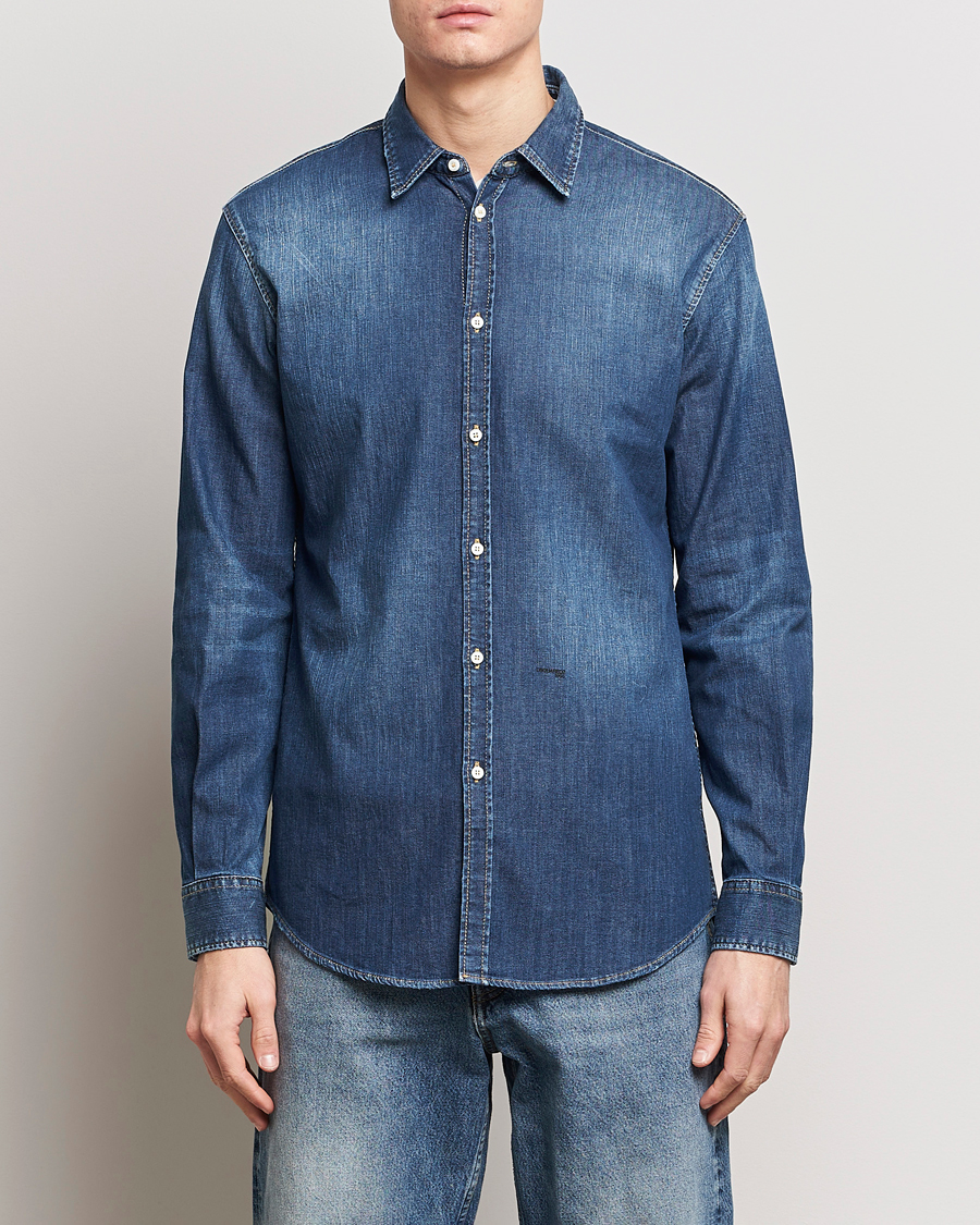 Herr | Dsquared2 | Dsquared2 | Relax Dan Denim Shirt Blue