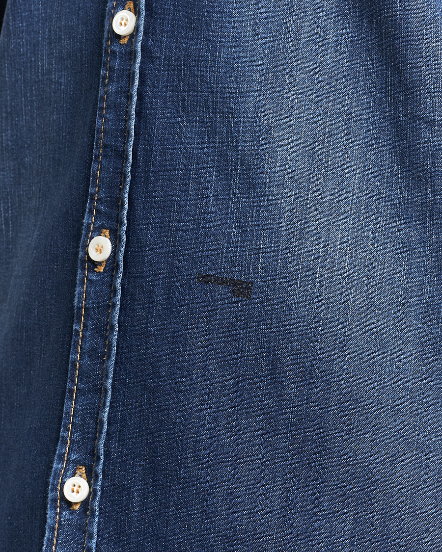 Herr | Skjortor | Dsquared2 | Relax Dan Denim Shirt Blue