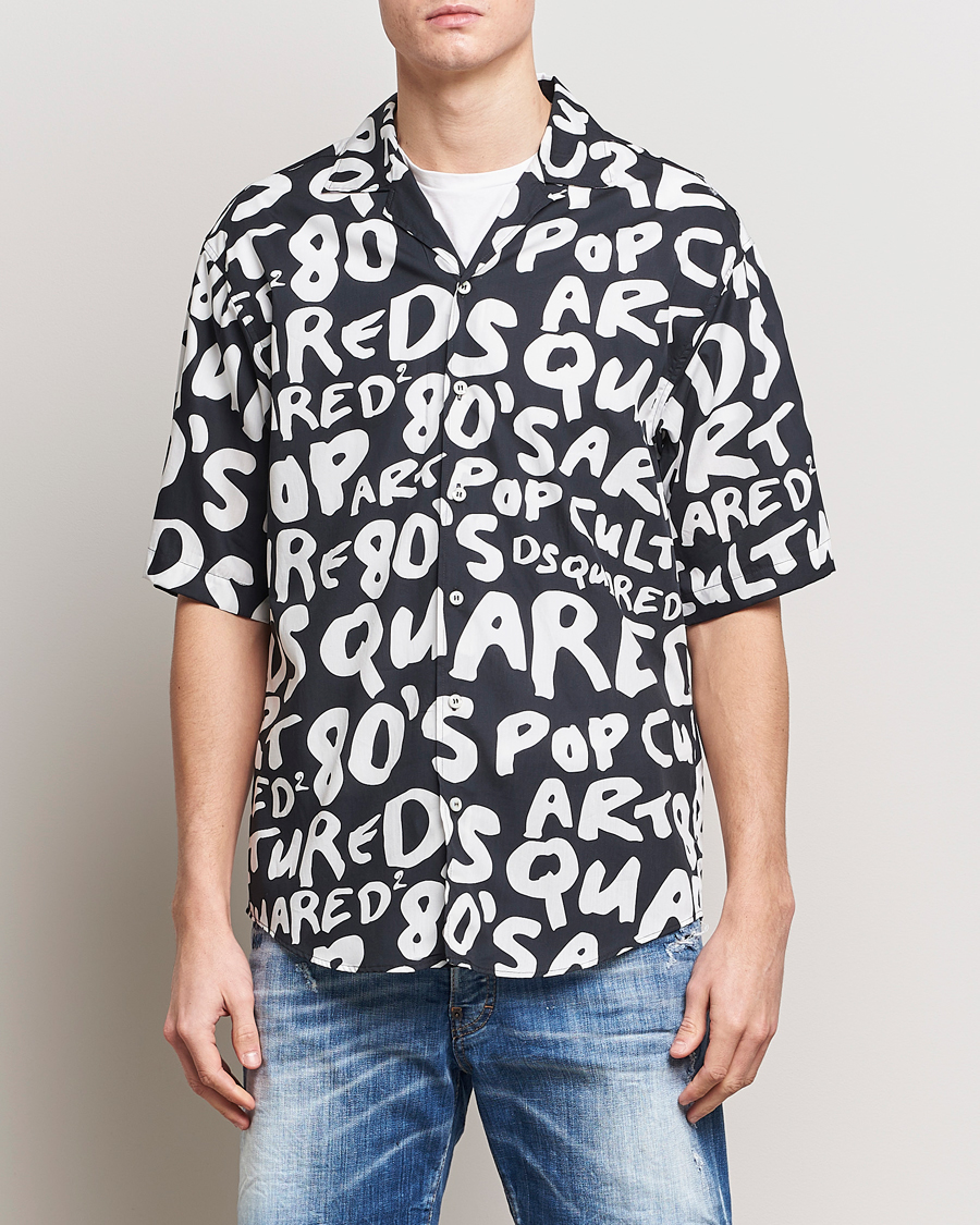 Herr | Lojalitetserbjudande | Dsquared2 | Pop 80's Bowling Shirt Black