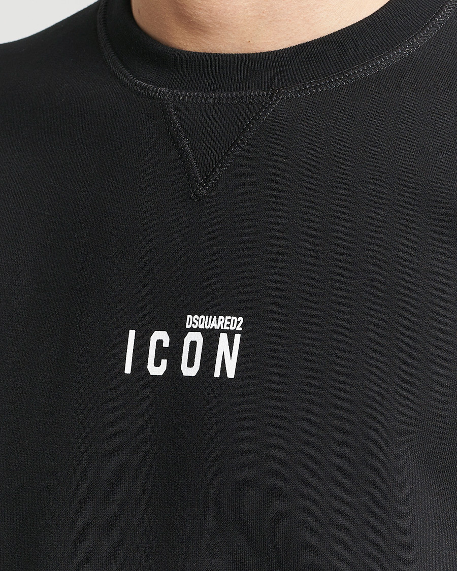 Herr | Tröjor | Dsquared2 | Icon Small Logo Crew Neck Sweatshirt Black