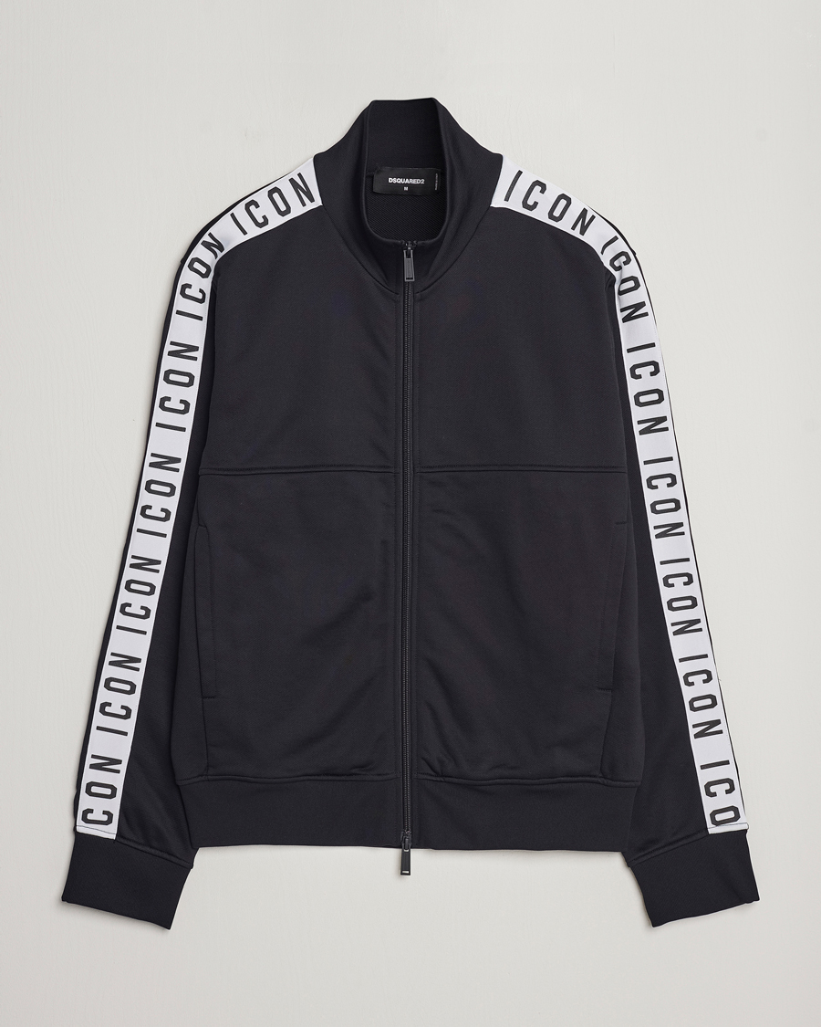 Herr | Tröjor | Dsquared2 | Dean Sport Full Zip Track Jacket Black