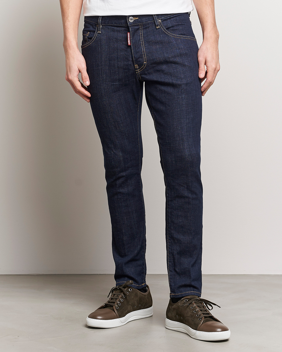 Herr | Slim fit | Dsquared2 | Skater Jeans Dark Blue