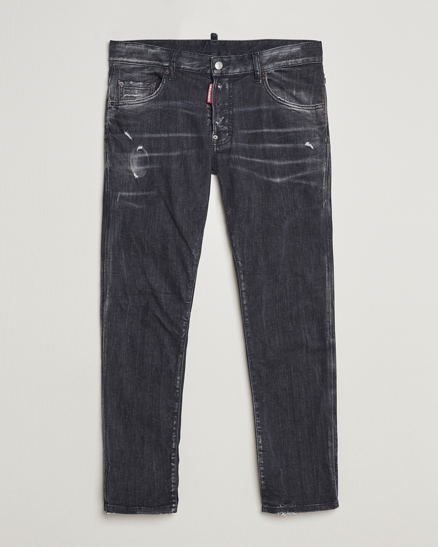 Herr | Jeans | Dsquared2 | Skater Jeans Washed Black