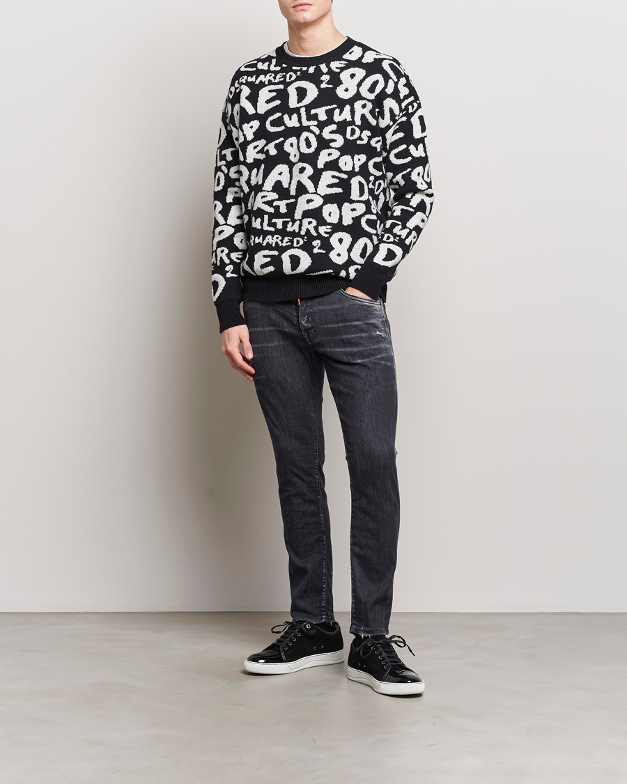 Herr | Jeans | Dsquared2 | Skater Jeans Washed Black