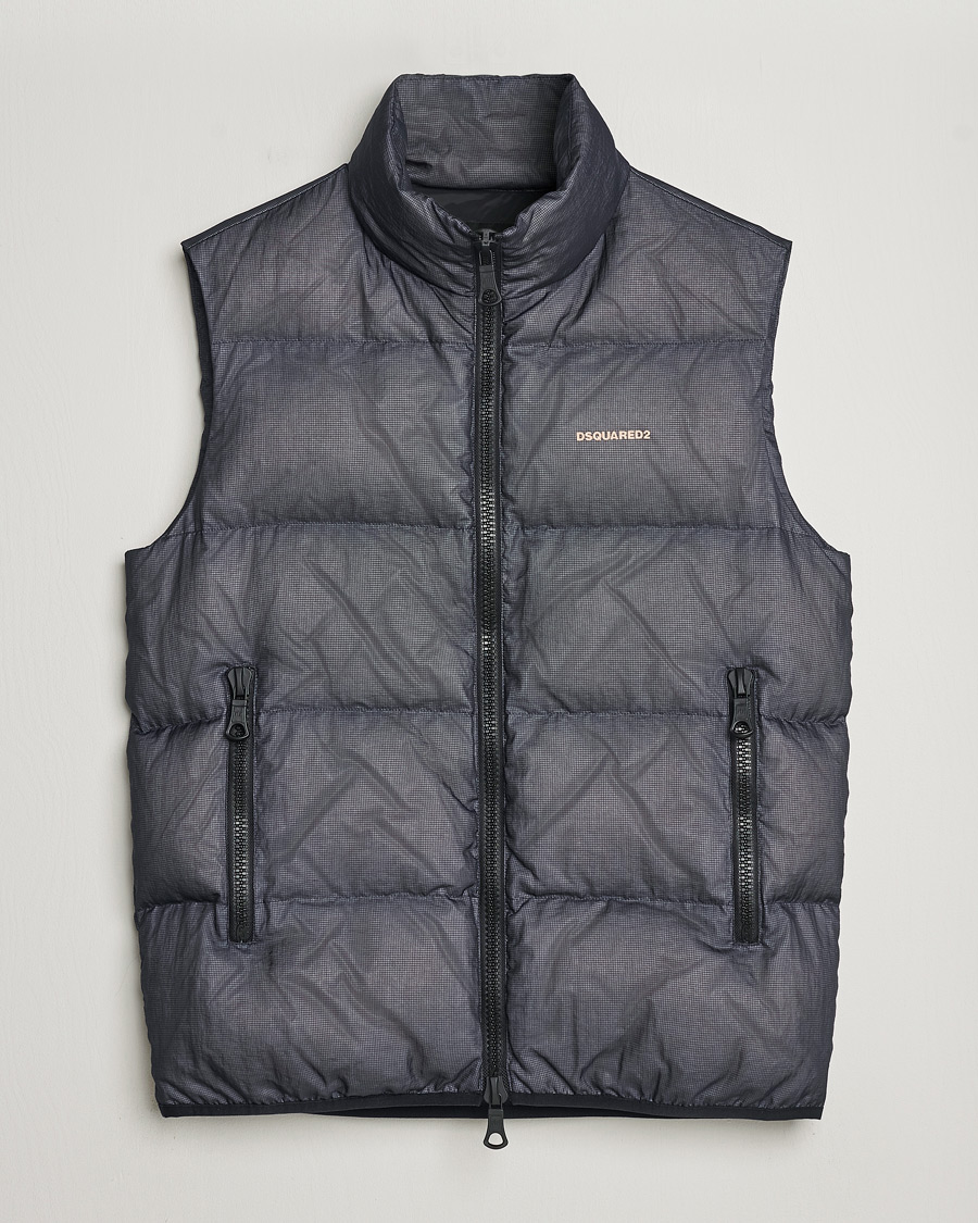 Herr | Jackor | Dsquared2 | 3D Ripstop Puffer Vest Navy