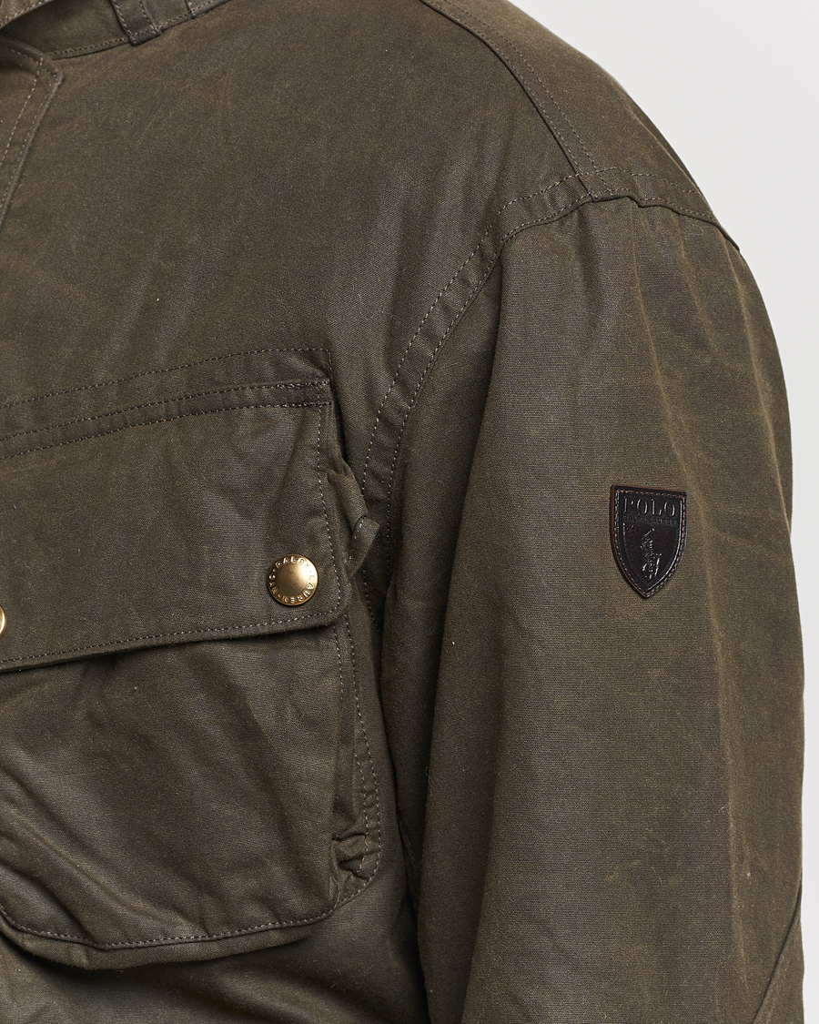 Herr | Jackor | Polo Ralph Lauren | Waxed Field Jacket Oil Cloth Green