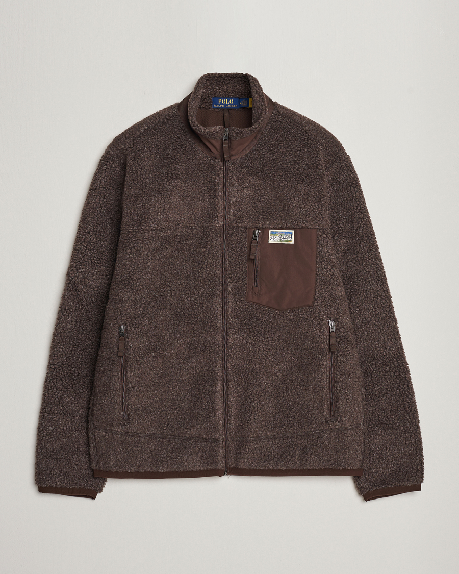Herr | Jackor | Polo Ralph Lauren | Hi-Pile Fleece Full-Zip Jacket Dark Beech