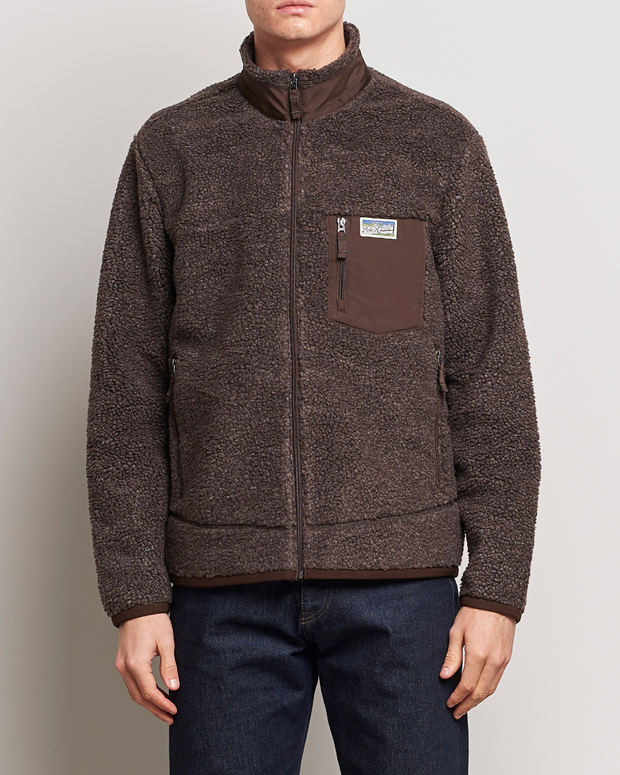 Herre |  | Polo Ralph Lauren | Hi-Pile Fleece Full-Zip Jacket Dark Beech