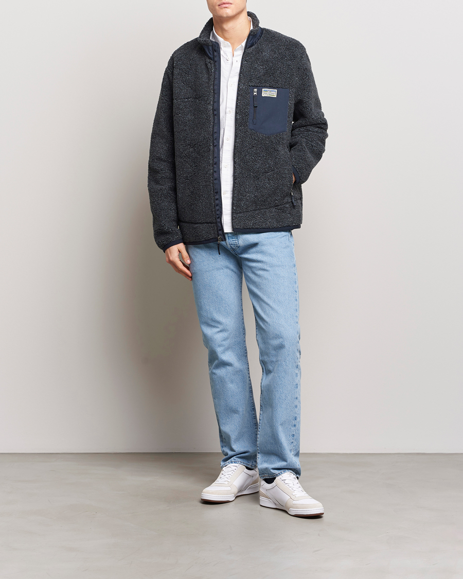 Herr | Jackor | Polo Ralph Lauren | Hi-Pile Fleece Full-Zip Jacket Aviator Navy