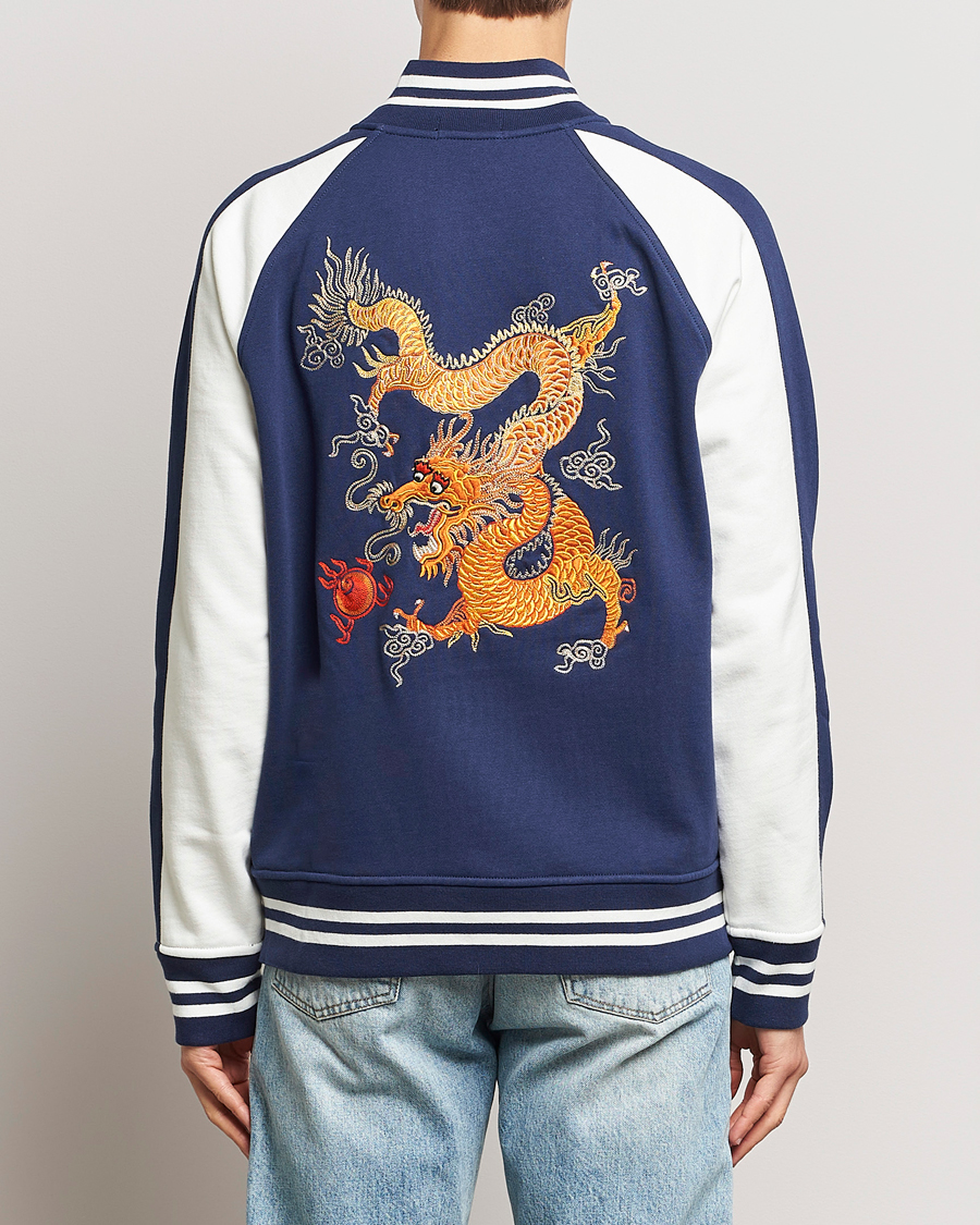Herr | Jackor | Polo Ralph Lauren | Lunar New Year Fleece Bomber Jacket Dark Cobalt/Nevis