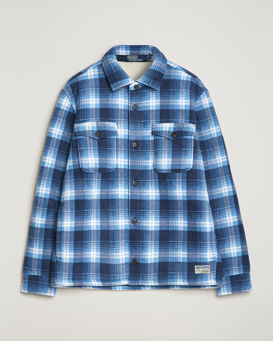 Herr | Jackor | Polo Ralph Lauren | Magic Fleece Outdoor Shirt Jacket Ombre Blue