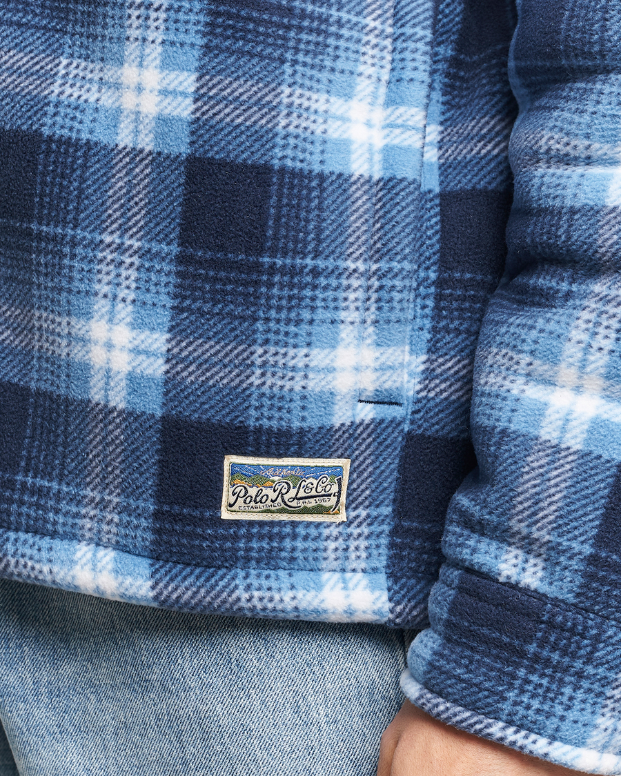 Herr | Jackor | Polo Ralph Lauren | Magic Fleece Outdoor Shirt Jacket Ombre Blue