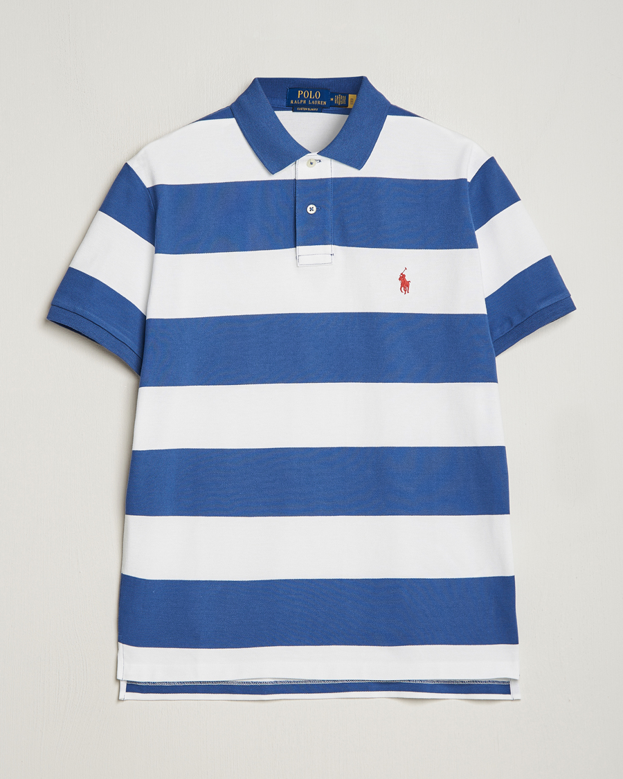 Herr | Pikéer | Polo Ralph Lauren | Barstriped Polo Blue/White