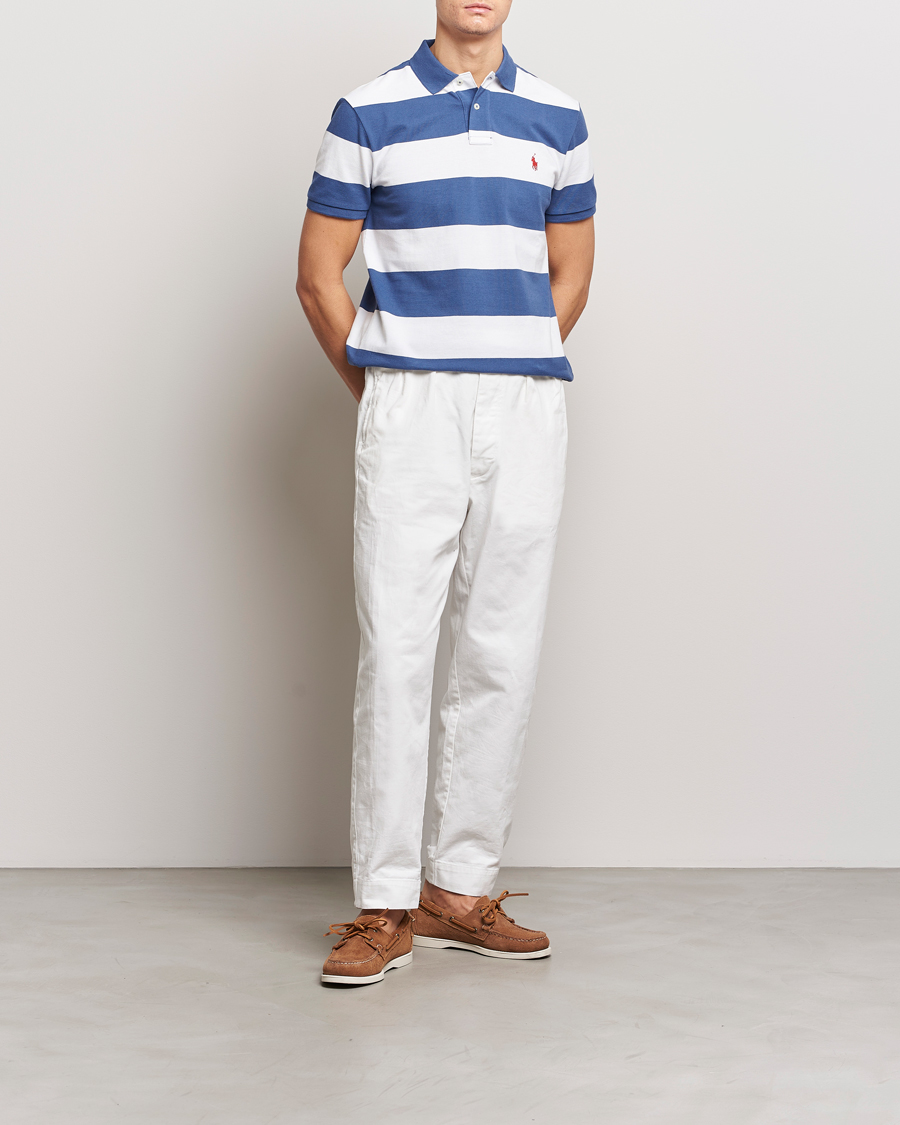 Herr | Pikéer | Polo Ralph Lauren | Barstriped Polo Blue/White