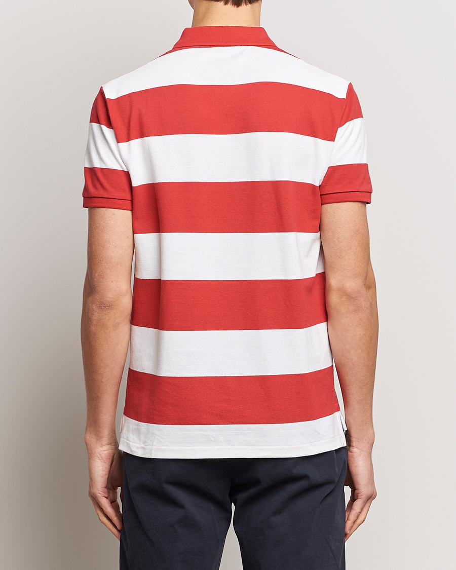 Herr | Pikéer | Polo Ralph Lauren | Barstriped Polo Post Red/White