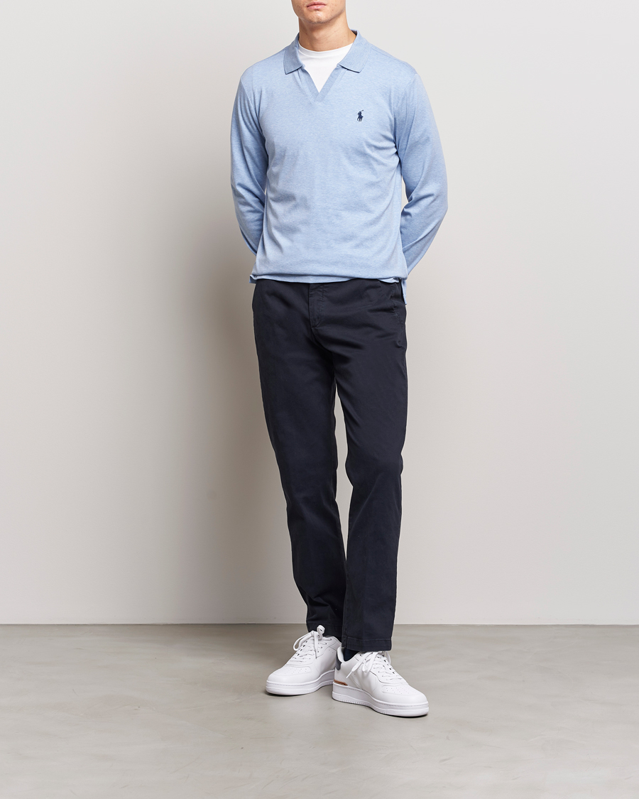 Herr | Tröjor | Polo Ralph Lauren | Long Sleeve Polo Shirt Isle Heather