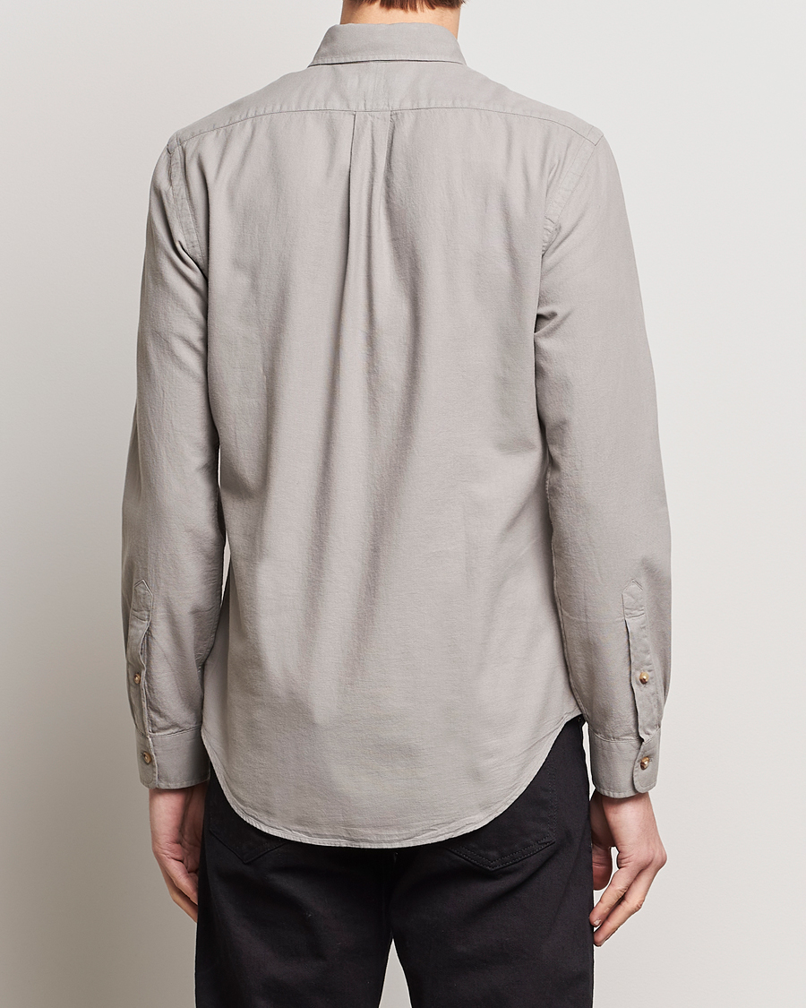 Herr | Skjortor | Polo Ralph Lauren | Slim Fit Cotton Textured Shirt Grey Fog