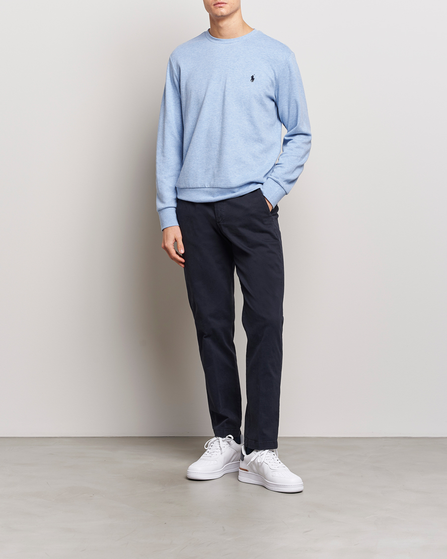 Herr | Tröjor | Polo Ralph Lauren | Double Knitted Jersey Sweatshirt Isle Heather